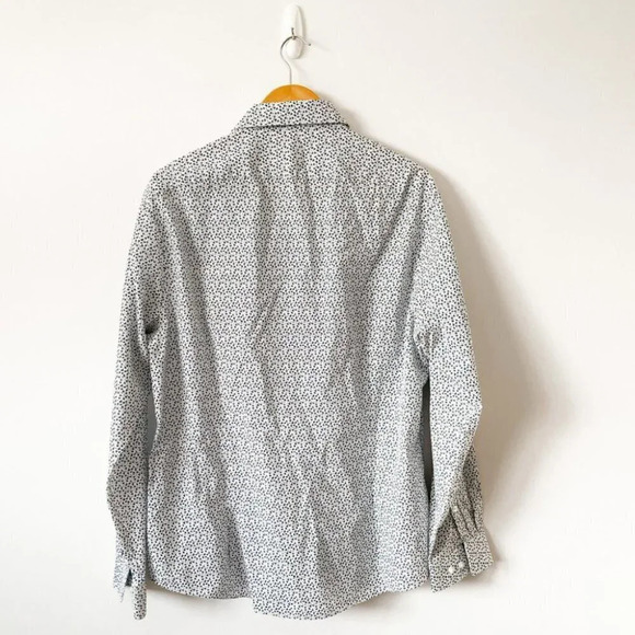 Calvin Klein Extreme Slim Fit Blue Floral Button Down Cotton Shirt Sz XL - Picture 3 of 5